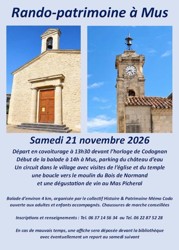  🏛️ ENVIE DE DÉCOUVRIR LE PATRIMOINE DE MUS ? 🚶‍♀️🌿
