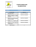 LISTE DES DELIBERATIONS 17 OCTOBRE 2025