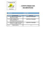 LISTE DES DELIBERATIONS 25 AOÛT 2025
