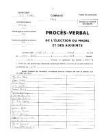 ANNEXE PROCES VERBAL DE L’INSTALLATION DU MAIRE & ADJOINTS + TABLEAU DU CONSEIL MUNICIPAL